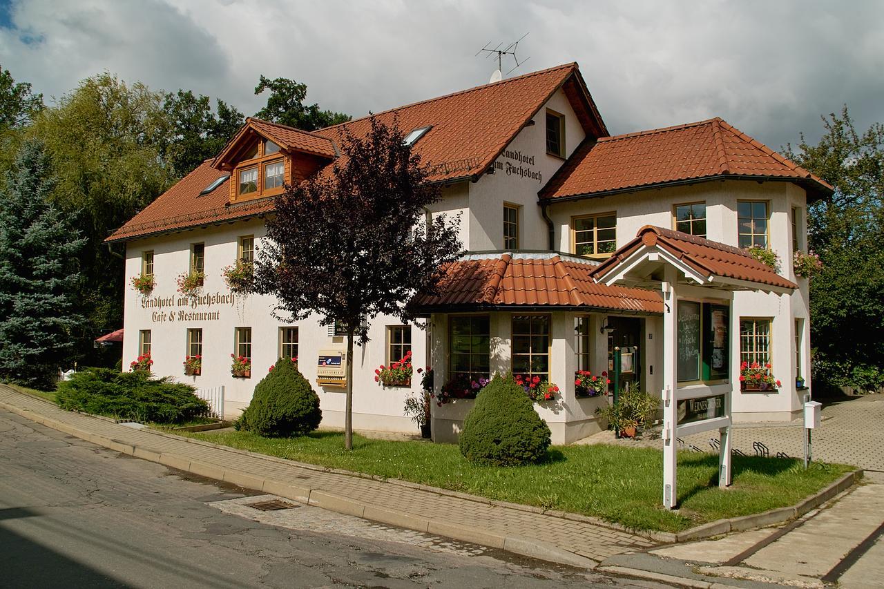 Landhotel Am Fuchsbach Berga  المظهر الخارجي الصورة
